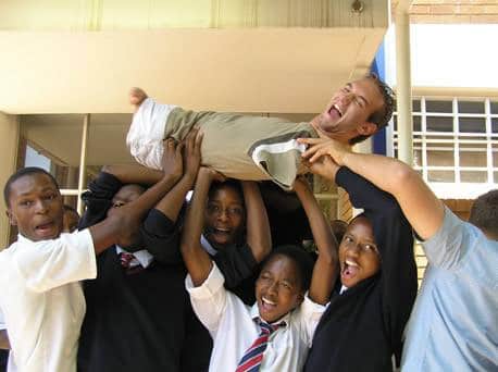 Pastor Nick Vujicic having fun