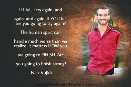 Best inspirational quotes:Nick Vujicic