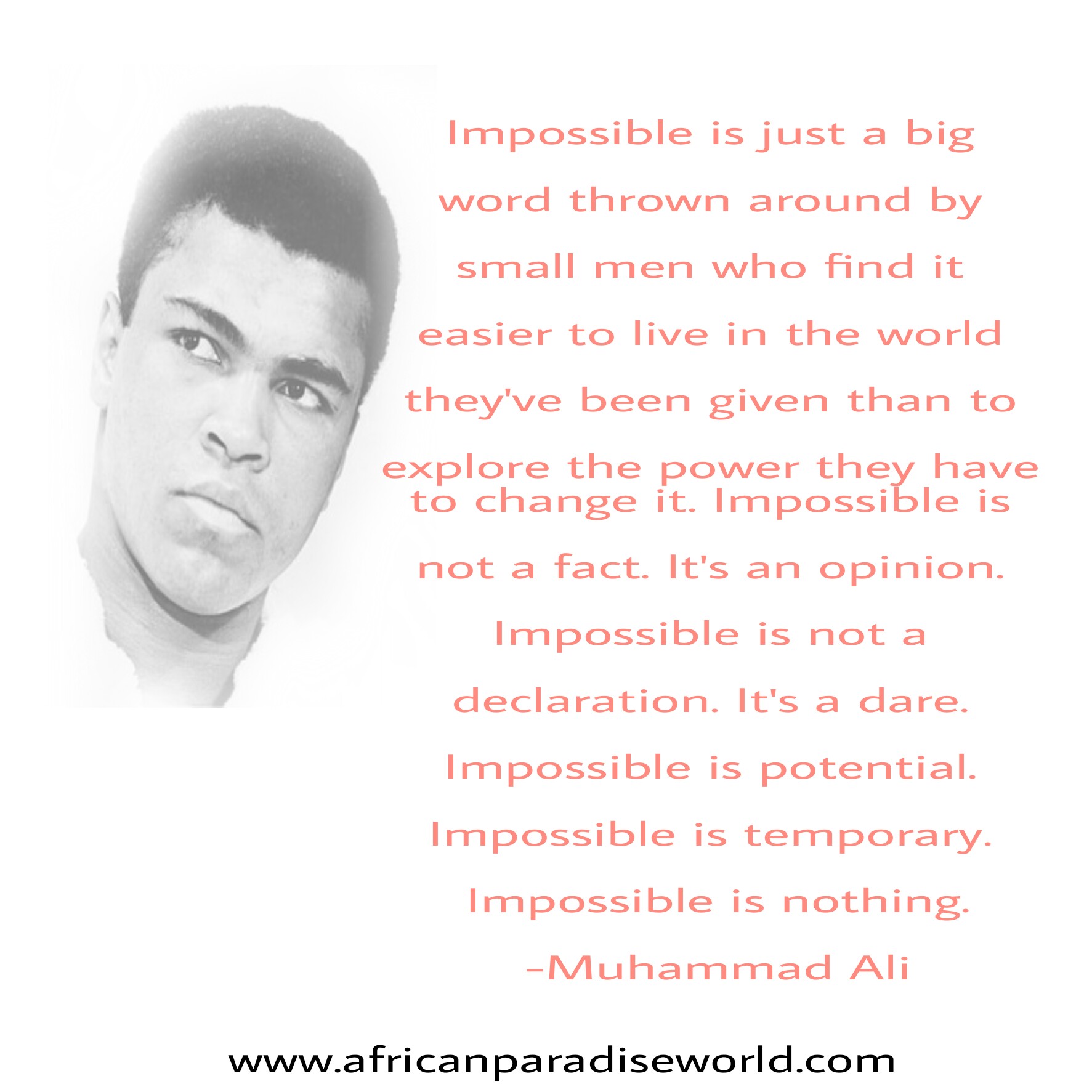 Best inspirational quote of Muhammad Ali