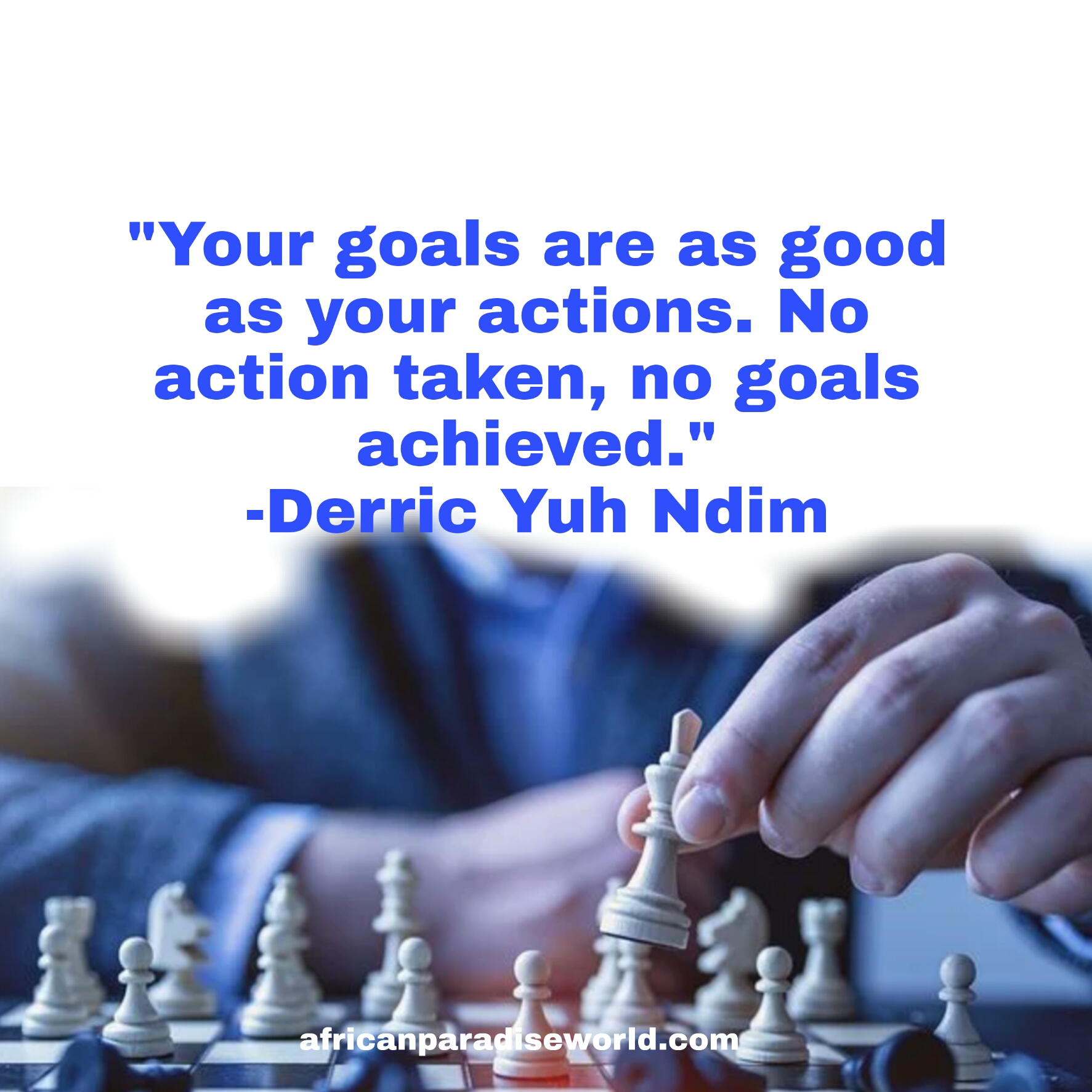 Inspirational picture quote about goals