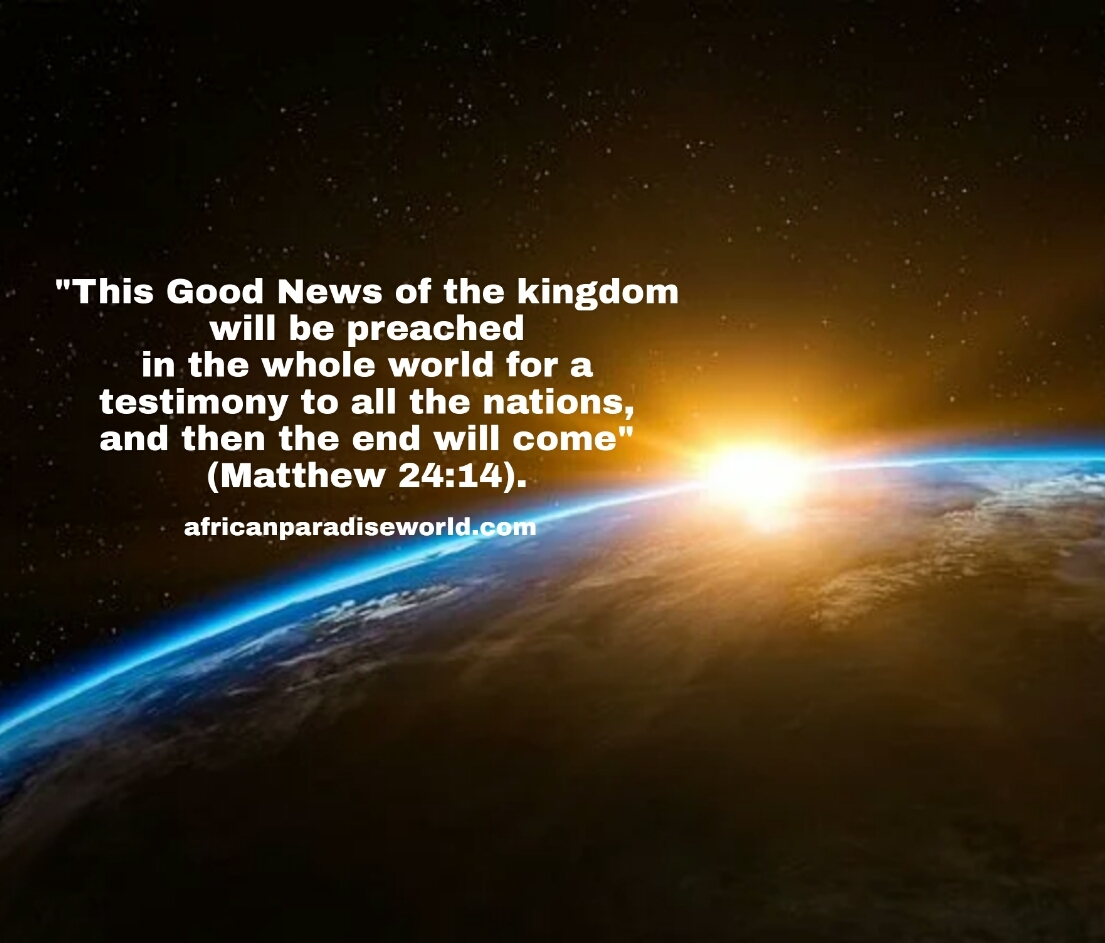 Good news Bible verses about the world 