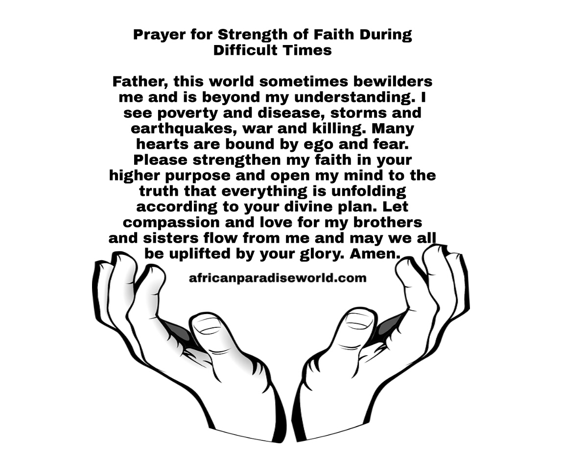 Prayer for strength 