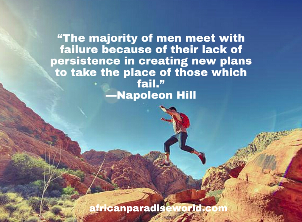 Inspirational quote about failure from Napoleon Hill 