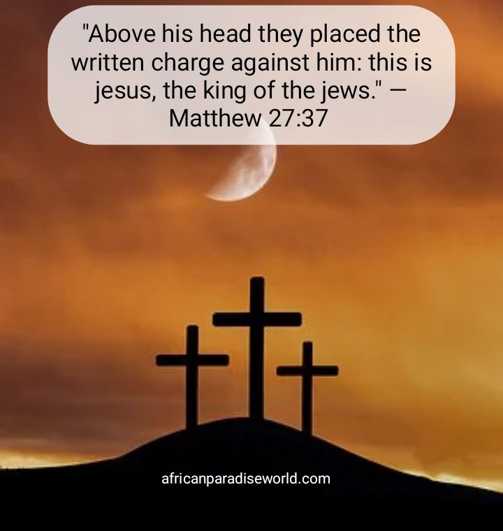 Easter verse Matthew 27:35