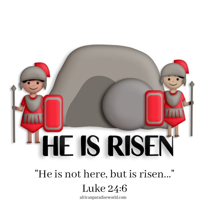 He is risen verse