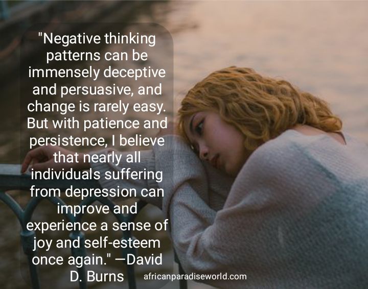 Negative thinking quote from David D. Burns