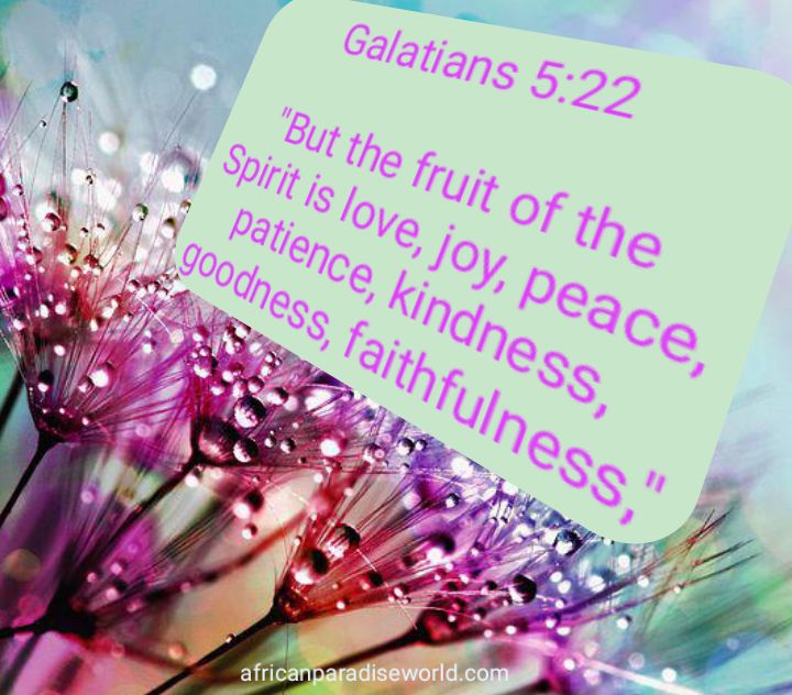 Fruit of the Spirit — joy