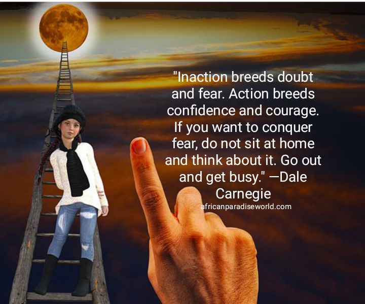 Action over doubts quotes 