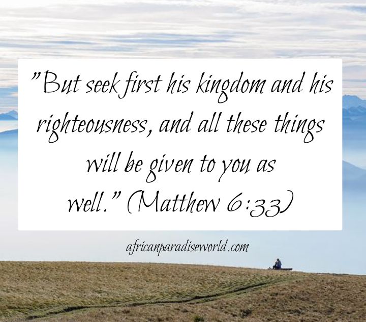 Most powerful Bible verse from Matthew 6:33