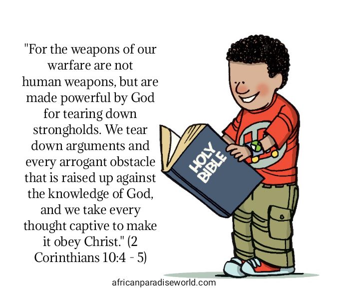 The Bible is a weapon for Christians