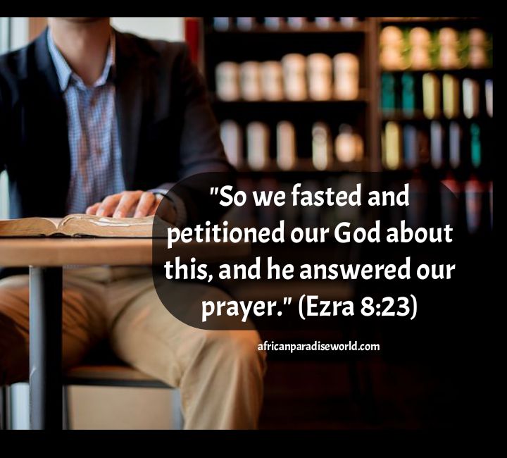 Fasting with prayers verse