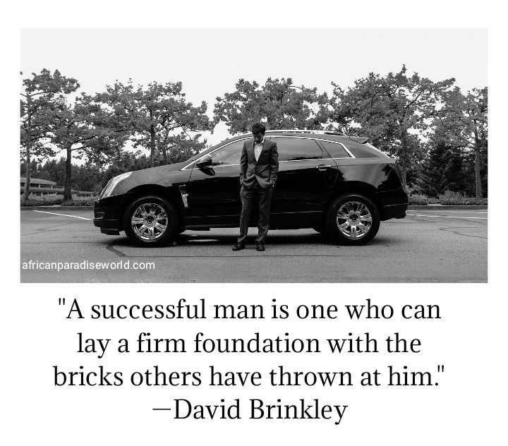 A successful man quote